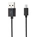 Produktbild Saxonia - 3m USB 2.0 A auf Micro USB Ladekabel | Universal für Tablet Smartphone und E-Book Reader (ebooks) Schwarz