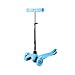 Produktbild Tomasa 3 Räder Kinder Kickroller Scooter Roller Cityroller mit LED Blinken Einstellbare Höhe Kinder Tretroller (Blau)