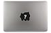Produktbild Pokemon Bisasam Bulbasaur mit Fragezeichen Apple MacBook Air Pro Aufkleber Skin Decal Sticker Vinyl (15")