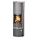 Produktbild Justus 5695 22 Faro W+ 2.0 Kaminofen Stahl Gussgrau mit Speckstein-Verkleidung/A+