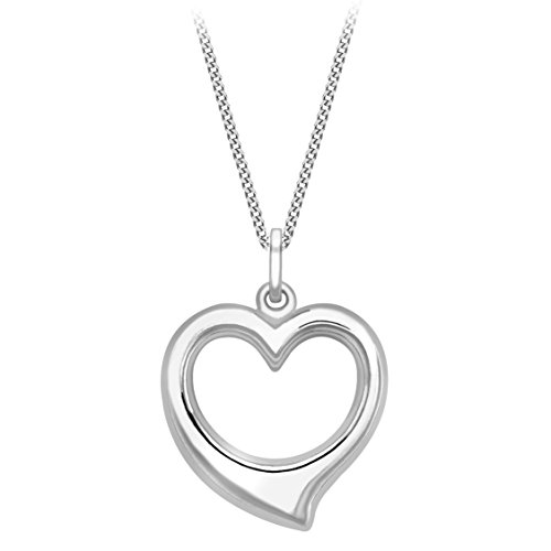 Carissima Gold Collana con Pendente da Donna Oro Bianco 9K (375)