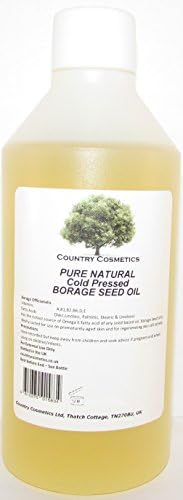 Pure Natural Borage (starflower) Seed Oil 100ml In Dispensing Bottle Free UK Shipping