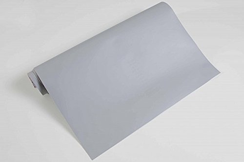 3,4€/m² Plotterfolie 04 MATT - GRAU - 30 x 106 cm Deko Folie Klebe Folie Möbelfolie Wandtattoo Folie selbstklebend