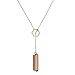 Produktbild sunnymi Necklace Pendant for Fitbit Flex 2, Mode Accessory Jewelry (42cm, Roségold)