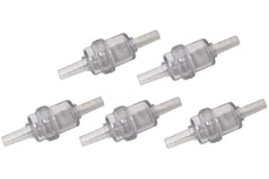 STREETPARTS 24 5x Benzinfilter 6mm Transparent passend für Simson S50 S51 S60 S70 S83, Zündapp C CS GTS, Puch Maxi, Hercules Prima 2 3 4 5 MX Mofa Moped Mokick