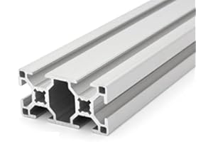 DOLD MECHATRONIK Profilo in alluminio 30 x 60 L Tipo B, scanalatura 8 (leggera), argento anodizzato, profilo in alluminio 30 x 60 cm, profilo per sistema di montaggio 1000 mm