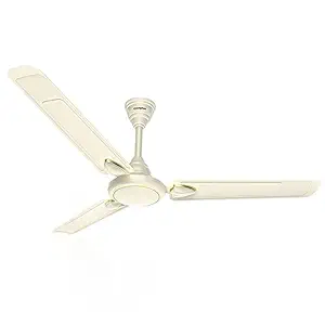 SHREEJI ELECTRICALS & Electronics Hill Briz Deco1200mm (48 inch) High Speed Designer Ceiling Fan (Ivory Gold)
