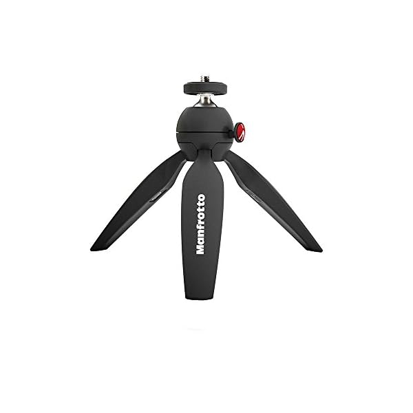 Manfrotto MTPIXI-B - Minitrípode Pixi Black, negro