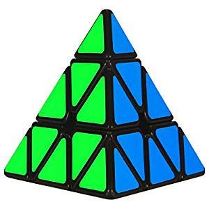 Bever 1Pcs 3x3x3 Cubo Mágico Triángulo Pirámide Pyraminx Velocidad Puzzle Twist Juguete de plástico, juego de educación para los niños