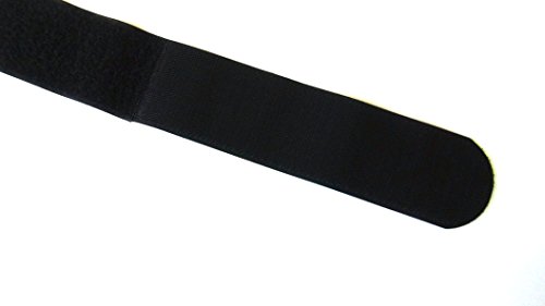 4 Klettverschlüsse, schwarz, Breite 25 mm x 70 cm – für Gepäck, Koffer - 3