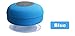 Produktbild JINRU Mini Bluetooth Lautsprecher - Tragbarer Lautsprecher Lauter Stereo Sound, Rich Bass, Wasserdicht, 4-5 Stunden Spielzeit, Saugnapf, Badezimmer Kann Verwendet Werden,Blue