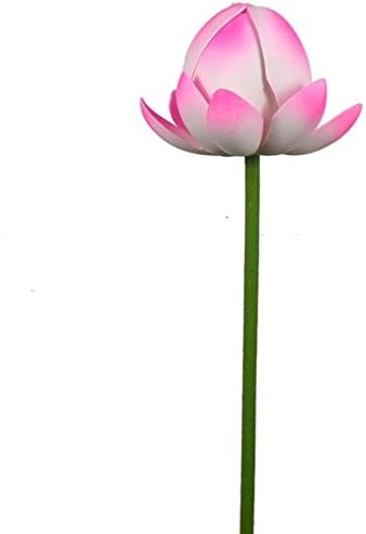 Jnseaol Artificial Flowers 2Pcs Artificial Flower Lotus Artificial Flower Diy Pond Fountain Decoration A Great Ornament Pink-08