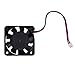 Produktbild Kongqiabona DC 12 V 4 cm 2 Pin 2 Linien 4500 RPM Brushless VGA Grafikkarte Kunststoff Kühler Lüfter Für Laptop PC Computer Fall