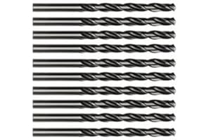 STROXX 10x Spiralbohrer - 7,0mm - HSS DIN 338 - Rollgewalzt - Stahlbohrer - Metallbohrer - Zubehör für Bohrschrauber und Bohrständer