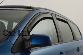 Car Lux AR03433 - Derivabrisas Deflectores de aire Cortavientos de Ventanillas delanteros y traseros para ASX