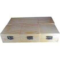 Cassapanca Legno 10 Mini Forzieri In Legno Con Coperchio - Scatoline