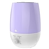 Flujo de niebla ajustable: controle la cantidad de niebla de 75 ml / h a 300 ml / h. Diseñado para humidificar habitaciones grandes de hasta 10 ~ 20㎡ (32-66 pies cuadrados).