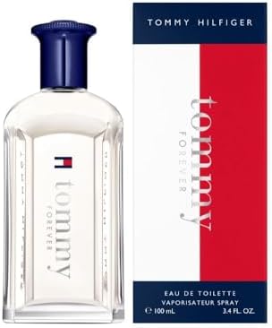Tommy Hilfiger – Tommy Forever Eau de Toilette 100 ml – Herren Parfüm – Holzig-aromatischer Fougère-Duft – Holzige Zitrusnoten – Transparenter Glasflakon