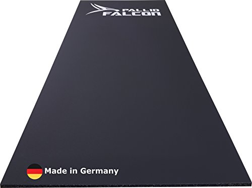Impact – Advanced Workout System© BLACK FALCON: Zweischichtige Unterlage für das Seilspringen und vielseitige Gymnastikmatte. Die weltweit erste Sportmatte aus Vinyl und Verbundschaumstoff. Kein Memory-Effekt. Abriebfest, rutschfest und hygienisch. MADE IN GERMANY. Umweltfreundlich, da schadstofffrei und aus recycelten Materialien hergestellt. Perfekt geeignet als Gymnastikmatte / Sportmatte / Sportunterlage / Pilatesmatte / Yogamatte / Trainingsmatte. - 4