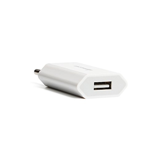 Original Salcar – Ladegerät 5V 1A USB Stromadapter für iPhone 5 5S 5C, iPhone 6 6S Plus, iPod Mini, iPod shuffle, iPod classic , iPod nano Apple Charger(weiß) - 3