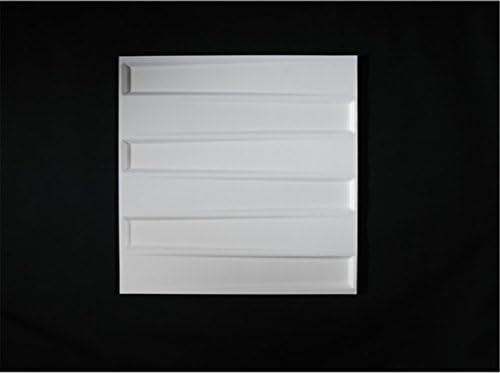 3D decorative plate three-dimensional modeling environmental protection material interior 3d wall panels three-dimensional board art background wall 500*500*2(mm) ( Color : White )