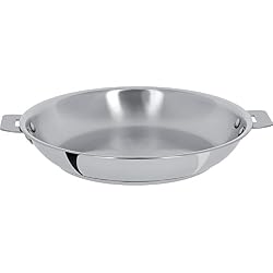 Cristel - P24QMP- Poêle inox 24cm sans poignée amovible - Collection Casteline