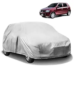 CARNEST Dustproof Car Body Cover for Maruti Alto Without Mirror Pocket (Silver Matty)