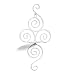 Produktbild QYL Paar Elegante Wirbelnden Eisen Hängenden Wand Kerzenleuchter Wandleuchter Für Hochzeiten Home Wanddekorationen,White