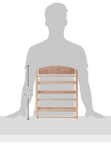 Scimitar JAR-18 Wand Gewürzregal aus Hevea mit Befestigungen (Dosen NICHT MIT INBEGRIFFEN) - 2