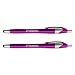 Produktbild I love HUNDE – Stylus mit einziehbarem schwarz Ink Ball Point Pen 2 in1 Combo funktioniert auf jedem Touch Bildschirm Gerät wie iPad, iPhone, Tablets und mehr – 2 Pack – Pink rosa Borzois