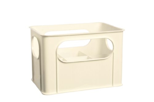dBb Remond 177505 Crate for 6 Big or Small Bottles White