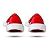 Produktbild Funhoo Weihnachtsmütze Nikolausmütze mit Pelzrand Rot Santa Claus Mütze aus Weichem Plüsch Weihnachtsmann Weihnachten Xmas Dekoration für Erwachsene (2 pcs)