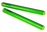New Rhythm Activities Musical Instrument Wooden Percussion Tapstick Pair Green