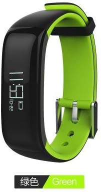 Sports Smart Bracelet Bluetooth Heart Rate Blood Pressure Exercise Step Waterproof Activity Pedometer Sleep Monitor Health Fitness Tracker , Green