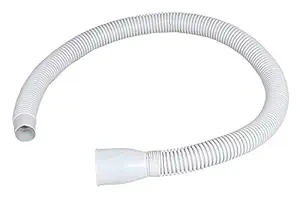 Tulsi Traders Flexible PVC Long Socket Waste Drain Pipe for Wash Basin/Kitchen Sink Water Outlet (1 Pcs)