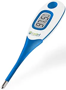 carent DMT4335 Waterproof Flexible Tip Digital Thermometer for Body Fever Kids Adults & Babies Thermometer