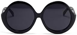 Black Sunglasses Female Tide Personality Side Sunglasses Large Frame Round Face Was Thin Sunglasses ( Color : 2 )