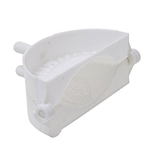 A-szcxtop einfaches Gerät mit Segen Worte Klöße Drücken Ravioli Teig Teig Pie Dumpling Maker Gyoza Form Werkzeug Küche Gadgets Artefakt Küche Supplies, plastik, weiß, Combination - 2