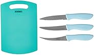 Amazon Brand - Solimo Plastic Cutting/Chopping Board