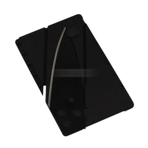 Kreditkarten-Messer ,Kreditkartenmesser, Faltmesser, Klappmesser, Camping-Messer, Taschenmesser Messer in schwarz, Outdoor/Survival Messer Utility Knife Multitool - 3