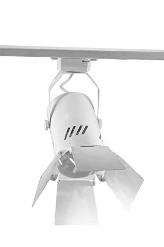 Faretto Binario E27 Alluminio Tipo Cinema bianco