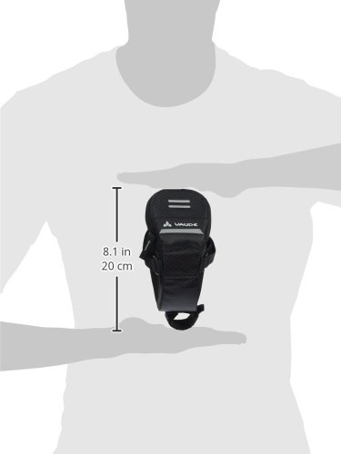 VAUDE Unisex Satteltasche Race Light, black, 8 x 8 x 15 cm, 0,4 liters, 11799 - 3