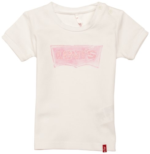 Levi's Short Sleeve Norma2 Logo Baby Girl's T-Shirt White 18-24 Months