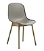 Produktbild HAY, wrong for hay, NEU chair 13, NEU stuhl no.13 grau, Gestell Eiche farblos lackiert, design Sebastian Wrong, Sitzschale Polypropylen Kunststoff grau, Esszimmerstuhl, Küchenstuhl, Speisezimmerstuhl, Universalstuhl
