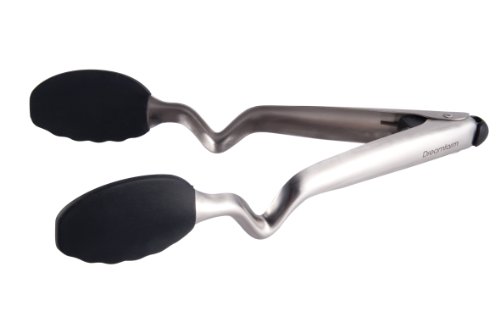 Dreamfarm Clongs, praktische Küchenzange - 30,5 cm, Charcoal (schwarz)