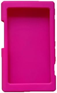 iviLongTail Silicone Skin Case Cover for Sony Walkman NW-ZX100 128GB High-Resolution Audio MP3 Player (SONY Walkman A series NW-A35 Hot Pink)