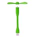 Produktbild LIUYUNE,Ultraleichter Lüfter Leise Belüftung Mini Flexible USB(Color:GRÜN)