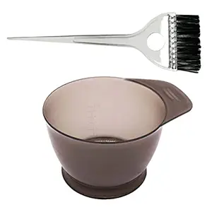 Healifty Professional Hair Coloring Dyeing Kit Hair Dye Kit Hair Oil Treatments Tools with Tinting Bowl and Dye Brushes 2pcs