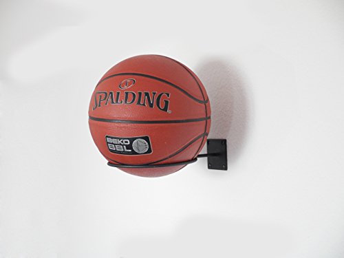 Ballhalter / Ballhalterung für Fußball, Basketball, Volleyball etc. – zur Wandmontage – verstauen von Bällen jeglicher Art – Ballständer - 3