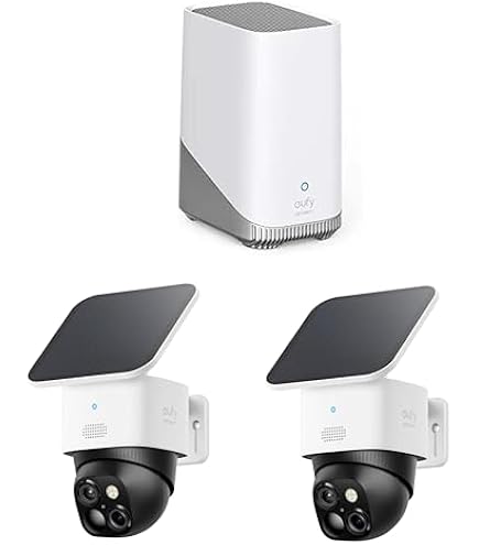 SoloCam Security 【新品】eufy S340 Camera Security Solar Cameras Dual S340 SoloCam Security eufy 防犯カメラ